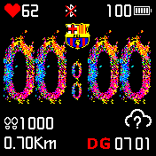 Holi Wachface Català amb escut del Barça.