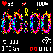 Holi Watchface Català amb llaç groc.