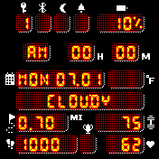 Dashboard (without seconds)
