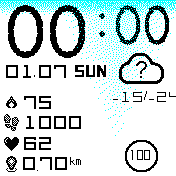 simple white gradation