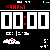 DIGITAL CLOCK & WEATHER v 2