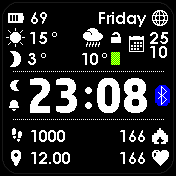 clean black all info