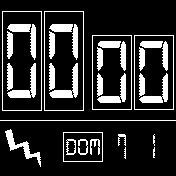 Digital minimal con datario