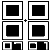 Inspired by Rainbow B/W Boxed Invert