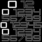 All Numbers White Shadows