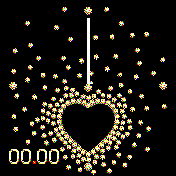 Gold heart2