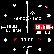 Rolex Style Analog Digital
