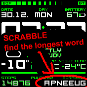 Scrabble 2 (duotone green)