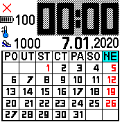 Calendar - CZ - 2020