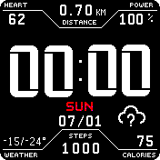 Tech Watch Full Black 24h EN