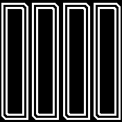 Neon Numerals Edge Tall