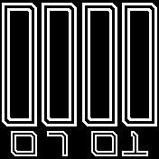 Neon Numerals Edge Tall Date