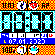 Cifernik s dny v tydnu modrý oprava