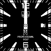 Tag heuer golf_By Rayul Black White