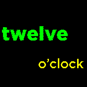 Pebble Sliding Text (technicolor)