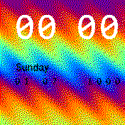 a colourful watchface