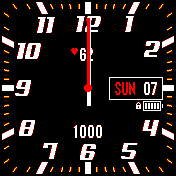 Analog Numbered with Stats