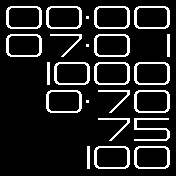 big character modern fine