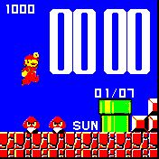 Mario 8-bit Transparent