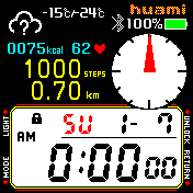 Cheap digital watchface + analog