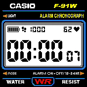 Casio F-91W Electronica 1.4