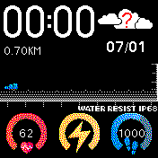 Amazfit GTS  by larry without temperature