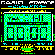 casio green