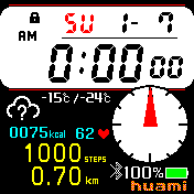 Cheap digital watchface + analog