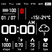 Digital simple Am/PM