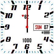 Analog for Transflective Display