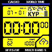casio 2world_time yellow greek