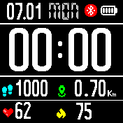 Watch dial black and white version- English V3