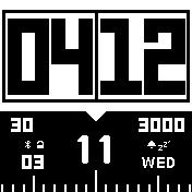 尺子表盘星期英文