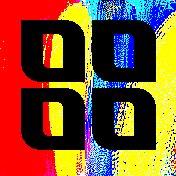 Big numbers abstract paint