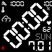 Digital Face Black / White