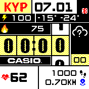 new casio black yellow greek v2