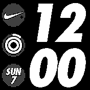 Apple Nike+ Digital Solid White True 12 HR