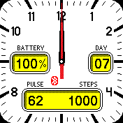 new analog watch face