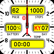amazfit analog digital yellow greek version