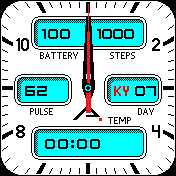 amazfit blue white greek version analog