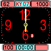 amazfit_black red yellow greek version big nanber