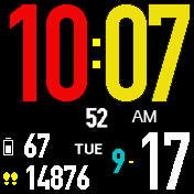 BIG CLOCK with Seconds