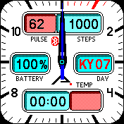 StepsProgress mi fit  red color greek version