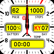 yellow StepsProgress amazfit greek version