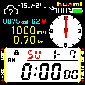 Cheap digital watchface + analog