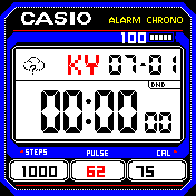 casio-Calories digital greek version