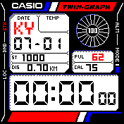 red casio all together all in one