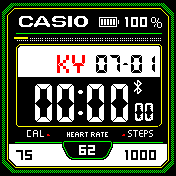 calories green yellow casio greek version