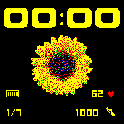 sunflower watchface for Amazfit Bip