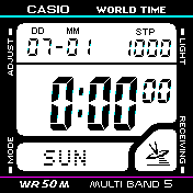 Casio Waveceptor DDMM 24HR